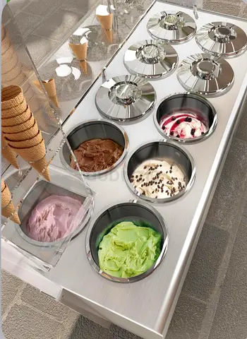Ice Cream / Gelato Display Counter