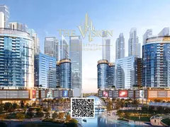 One bedroom and a spacious balcony, fully furnished with a fully equipped kitchen, with a 10% down p