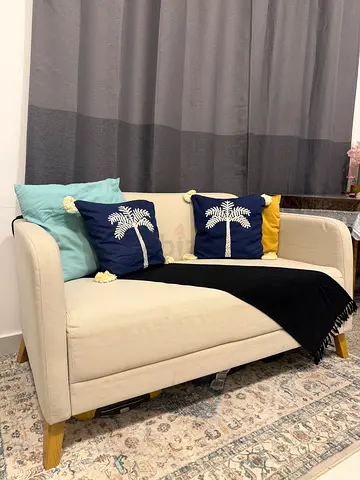 Ikea 2 Seater Sofa for Studio in 10/10 Condition Abu Dhabi Only