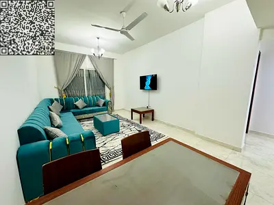 Monthly Rent in Ajman | 1 Bedroom + Living Room | Al Rawda 3 | Bills & Internet Included 2 Bathroom