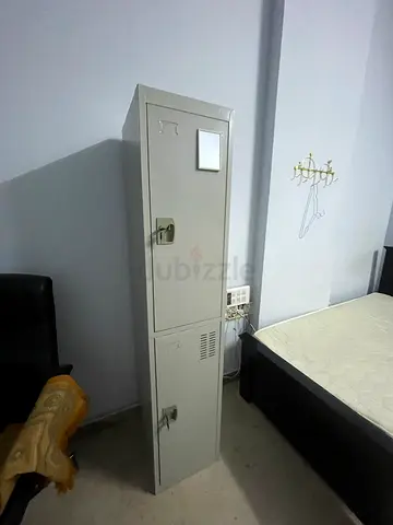 Metal 2-Door Locker / Wardrobe - Good Condition
