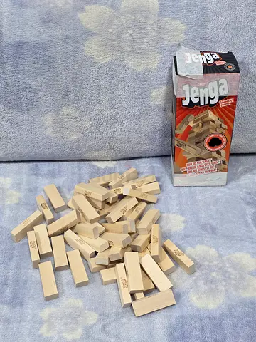 Jenga wood 75 blocks,  75 jenga wooden tiles