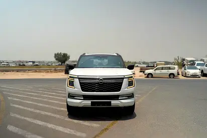 Brand New Nissan Patrol 2026 LE Platinum Turbo | GCC Specs | WHITE WITH BLACK ROOF | RED INTERIOR