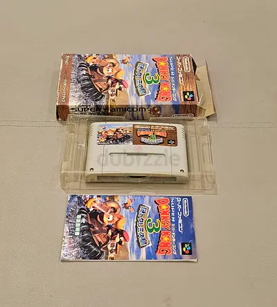 Donkey Kong Country 3 (Super Famicom) cartridge + box + manual