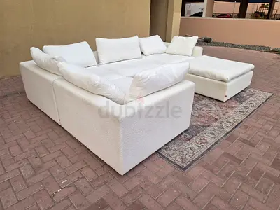 Brand new condition The One Sofa Beige with footstool