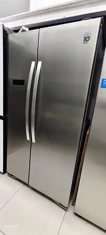 LG Stainless Steel Side-by-Side Refrigerator - Good Condition