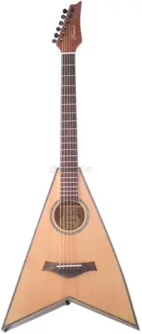 Kaima Vintage V-shaped 6-string Acoustic Guitar - Good Condition