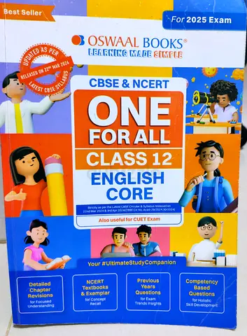 CBSE Class 12 English core Oswaal (CBSE & NCERT) - 2025 Exam Edition - Board exam