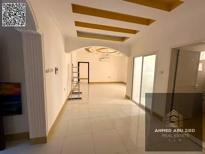 2BR hall with maid’s master room for annual rent in Al Khor Towers Ajman; large space, 3 bathrooms, balcony, closed kitchen; AED 45,000 furnished, AED