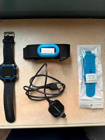 Used Garmin Forerunner 920 XT with chest Strap, Spare Band and Charger