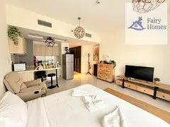 Furnished Studio | Pool & City Views | Balcony | AG Tower Business Bay