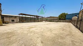 15,000 Sq Ft Yard for Annual Rent in Industrial Area 5 Sharjah with Workers Accommodation Office and