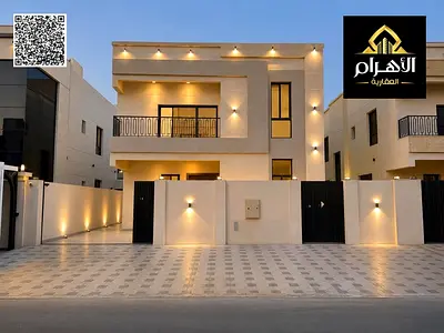 فيلا فاخرة للبيع - طابقين وتراس على السطح بتصميم عصري، تضم 5 غرف نوم واسعة وتشطيبات راقية