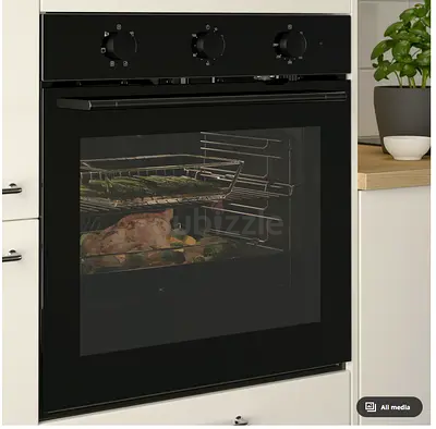 Built-in Black Electric Ikea Oven & Cabinet, Brand New - Never Used