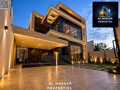 Luxury villa in Al Rawda, Ajman | Exceptional elegance and prime location with a modern design and s