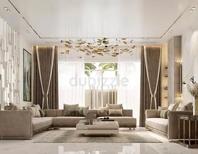 Full Villa & Apartment Fitout | Gypsum Ceiling, Paint, Tiles & Pool Services