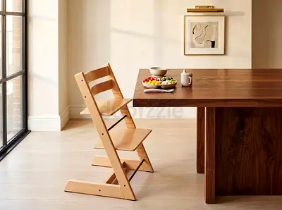 Stokke Tripp Trapp Adjustable Wooden High Chair for Kids
