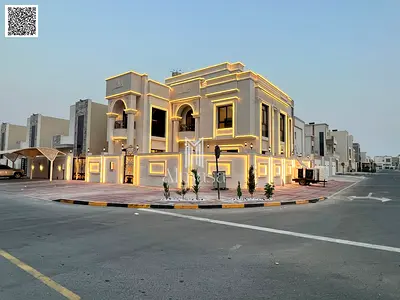 Luxury Villa for Sale in Al Zahya Ajman | 6 Master Bedrooms | Private Swimming Pool | Large Rooftop