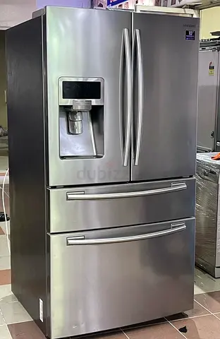 Samsung latest model french freezer fridge with water dispenser and ice maker freestanding