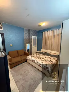 For Monthly Rent in Al Jurf 2 | Al Gharib Building | Behind Delta Center | Balcony | AED 2,500 All B