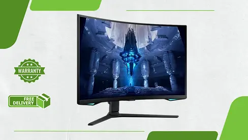 Samsung 32 inches G75NB Neo Odyssey G7 4K 165Hz Curved Gaming Monitor