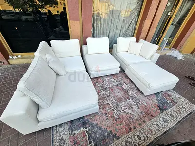 Marina Home modular sofa with footstool
