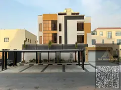 Two-story villa with a roof terrace, 6 master bedrooms, swimming pool, and internal elevator. Price 