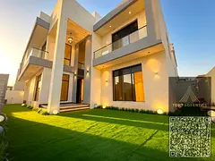 Luxury villa on a 5,000 sq ft plot with a 6,705 sq ft built-up area. Two floors plus a roof terrace.