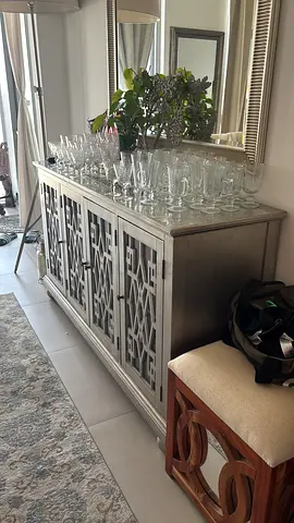 Silver buffet / Console Cabinet