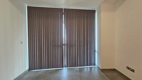 Vertical Fabric Blinds (Brown) - Good Condition, Ready to Install