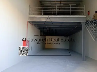 For annual rent: A premium warehouse with a mezzanine in Ajman Industrial Area 1. First-time use; suitable for all types of business activities.