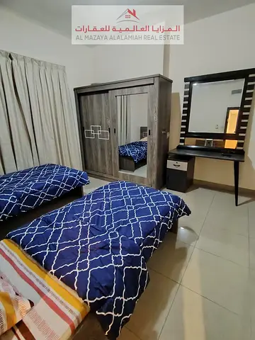Room and hall - monthly - furnished - next to Day to Day - Al Taawun - Sharjah - including internet only.