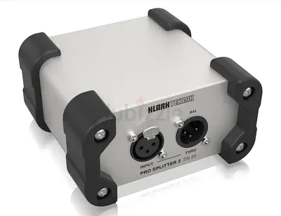 Klark Teknik DS 20 Passive 1-In/2-Out Signal Splitter with Midas Transformer  - Brand New