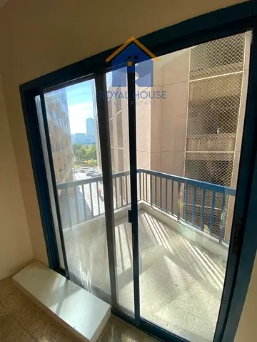 2BR apartment in Al Majaz 2, Atlas Tower, 120 sqm, garden-view balcony, rented at AED 33K old rent. Asking AED 420K.