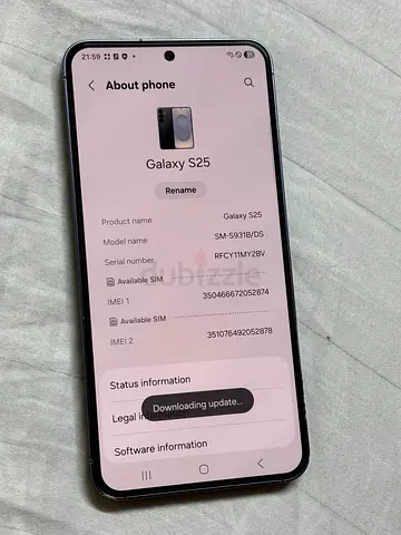 Samsung S25 5G 256GB 12GB