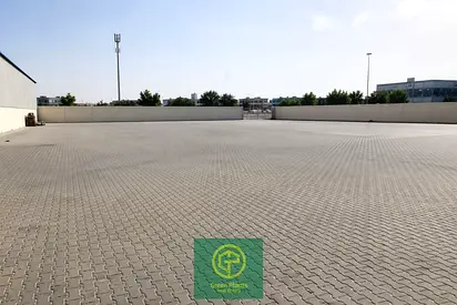 Ras Al Khor 18,000 sq. Ft open yard with built-in office, toilet, and pantry