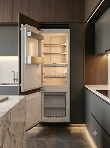 Gaggenau Vario 200 Built-In Fridge Freezer | Premium Integrated Refrigeration