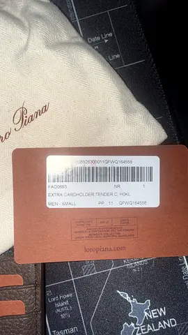 Loropiana men cardholder unwanted gift