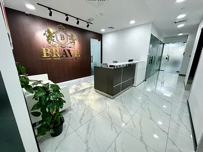 3 MONTHS RENT FREE - BEAUTIFUL OFFICES NEAR METRO STARTING ONLY AED 24,900/-. T & C APPLY