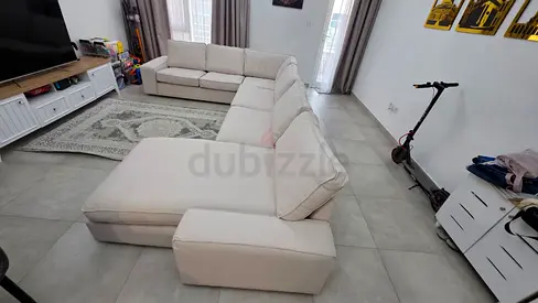 Ikeakivik U Shape Sofa Beige-Color, Good Condition