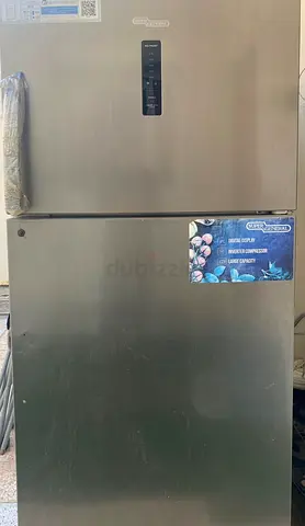 Super general ble Door Refrigerator - 2-Door Top Freezer, Silver