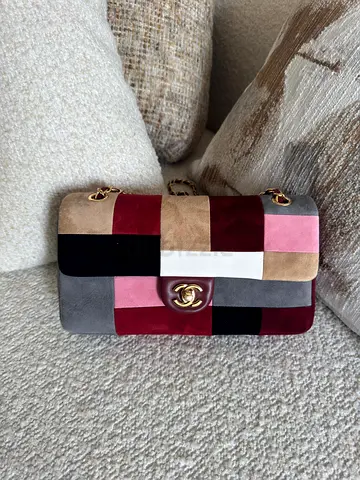 Chanel flap new velvet material women's handbag