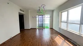 2-Bedroom Apartment for Rent in Al Khan Corniche, sea view, 2 master bedrooms, 2 balconies, maid’s