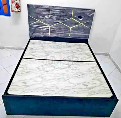 Black Double Bed Size 120×190Cm Brand New Available