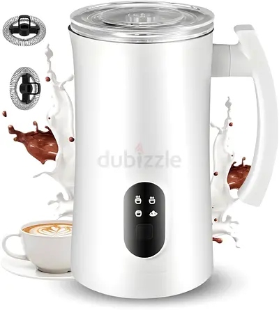 3365 - ZASCO Milk Frother – Milk Warmer, Fast Heating, Perfect for Coffee Lovers, 4 in 1 electric