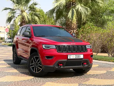Jeep Grand Cherokee Trailhawk V6 Red In Excellent Condition