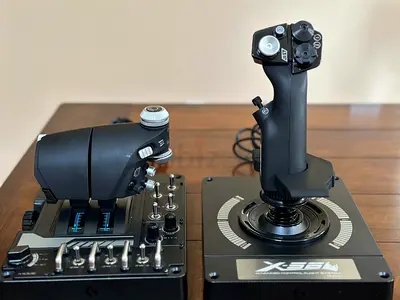 Logitech X56 HOTAS Flight Stick and Throttle