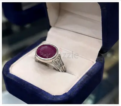 Certified Natural Ruby Unheated Untreated Ring