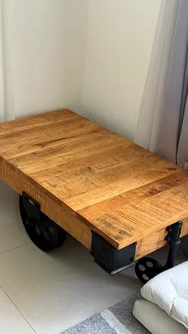 Coffee table natural wood