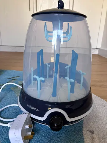 Babymoov Turbo Steam+ 2-in-1 Bottle Sterilizer & Drying Rack